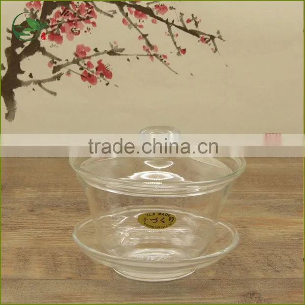 Heat-resistant Clear Glass Gaiwan Modern Sought-afterTeaware photo-4