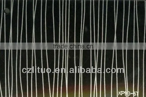 Black White Decorative Pvc Sheet for Furniture