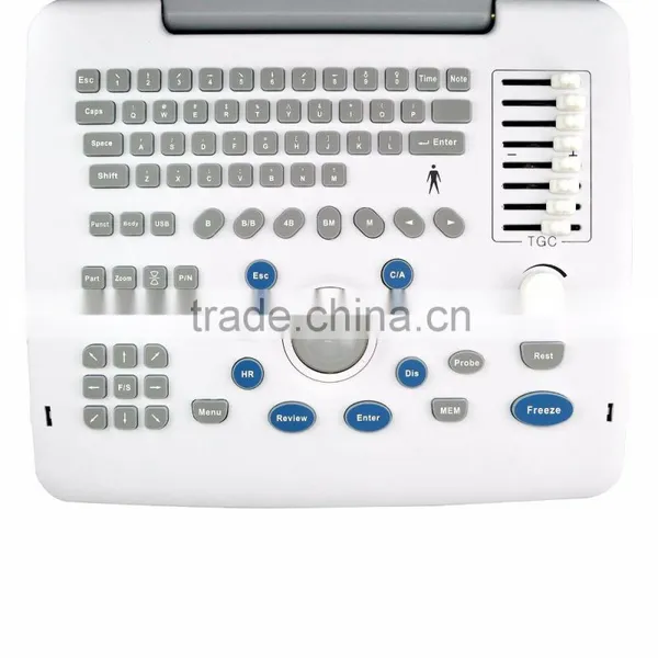 OEM Design 2 Probe Connector 1 USB 12-inch LCD Monitor Full Digital LED Ultrasound Scanner photo-3