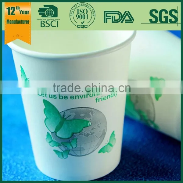 PLA Coating Paper Cup/pla Biodegradable Paper Cup/degradable Pla Cup for Coffee photo-3