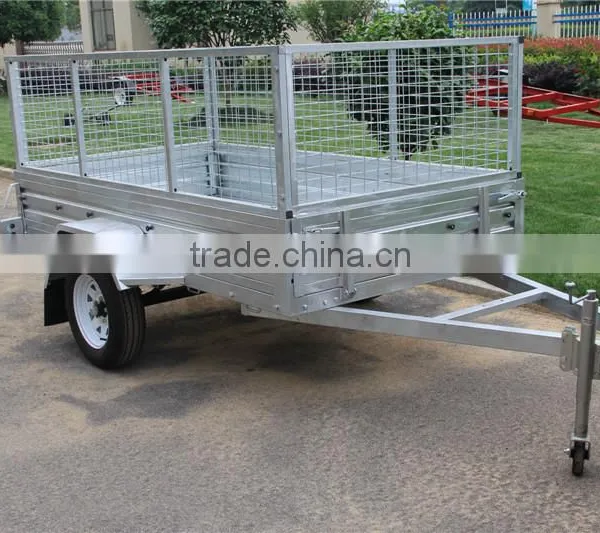 8x5 Galvanised Caged Trailer photo-2