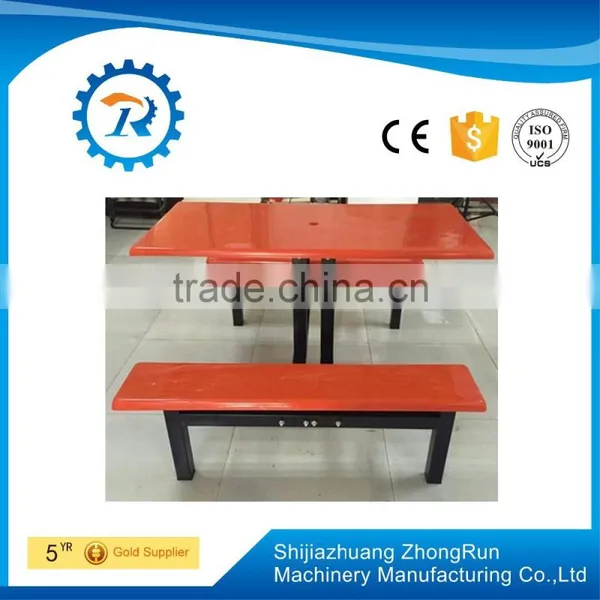Wooden Furniture Dining Room Rectangle Table and Bench for School Canteen photo-2
