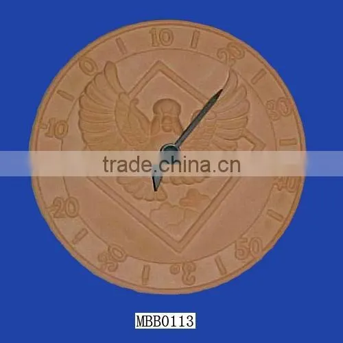 terracotta garden thermometer