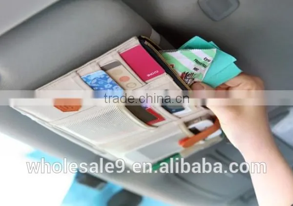 Auto Car Sun Visor Storage Bag Auto Storage Multi-function Tools Organizer Bag photo-2