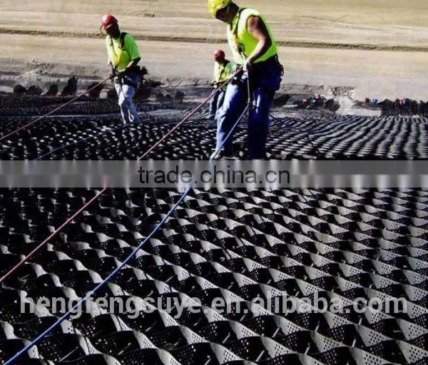 HDPE. Geocell Used in Road Construction photo-2