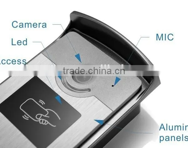 Cheap 7inch HD Video Camera Visual Doorbell, Card Open Lock Night Visual Wired Doorbell, Best Home Security System Doorbell photo-5