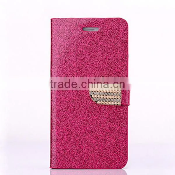 New Arrival Glitter Leather Case, Phone Case With Card Slot for IPhone6 6S photo-5