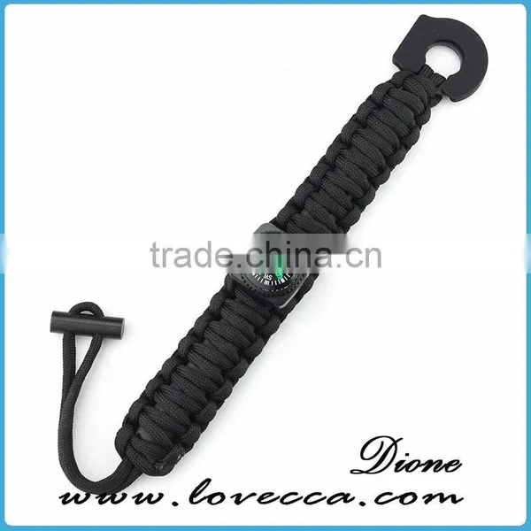 High Quality Paracord 550 Survival Bracelet Designs With Adjustable Buckle photo-2