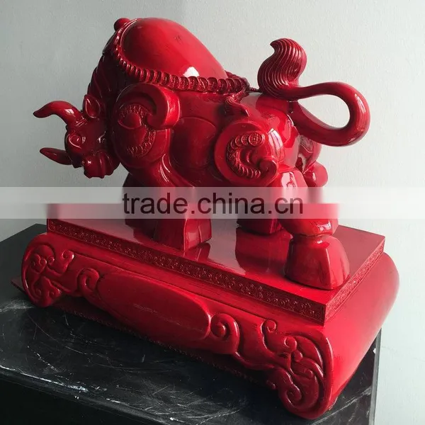 Resin Bull Statue Decoration photo-3