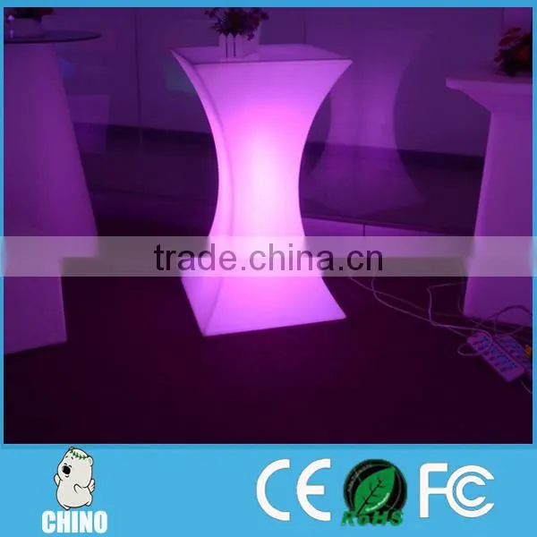 Hot Sale Modern16 Colors Glowing Recharged Plastic Night Club Table photo-4