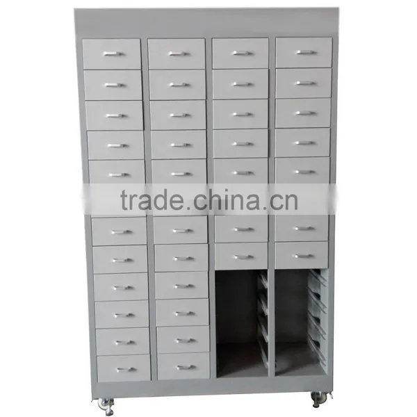 Customized Metal Lockable Medicine Cabinet on Wheels for Sale photo-2