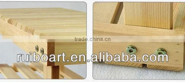 Pine Wooden Shoes Shelf photo-3