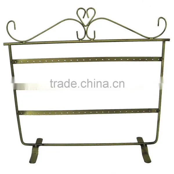 Metal Jewelry Display Earring Holder (wy-005) Electronic Plating