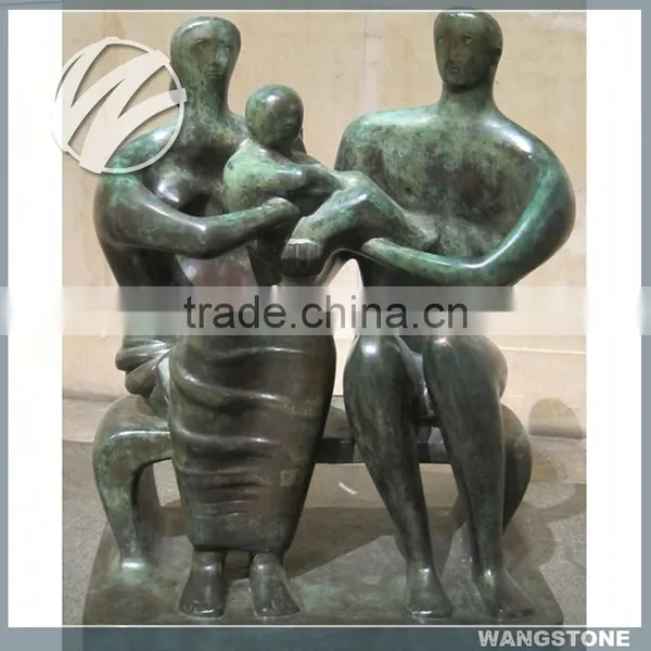 Modern Bronze Garden Family Sculpture Hot Sale photo-5