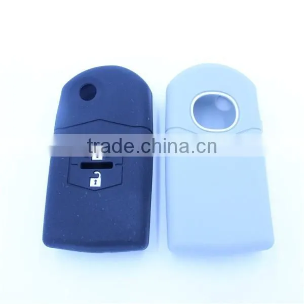 SOFT SILICONE CAR FLIP KEY COVER FOR MAZDA 3 2 6 MPS SP23 CX7 CX9 photo-5