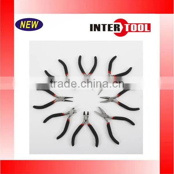 8pcs Mini Pliers Hand Tools Set Industrial Wire Cutter DIY Flat Long Round Nose photo-3
