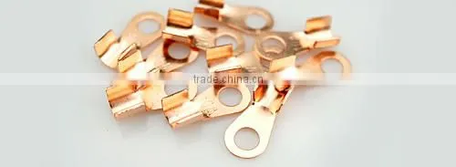 Real Copper GB Copper Lugs OT-10A Copper Wire Connector Terminals photo-2