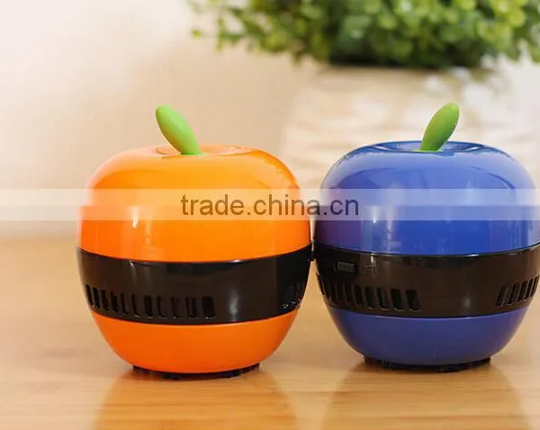 Wholesale Multicolor Mushroom Portable Desk Mini Plastic Apple Vacuum Cleaner photo-4