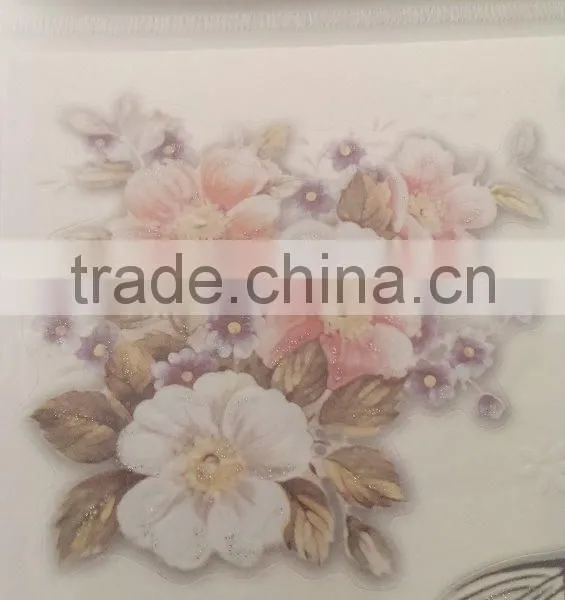 Light Brown Color Butterfly Glitter Sticker, Popular Design Decorative Shinny Glitter Sticker photo-2