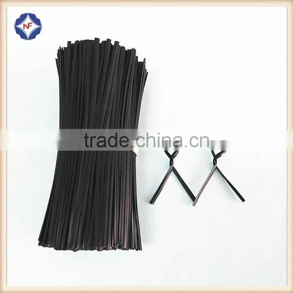 PE/PVC Plastic Coated Single Metallic Wire Twist Tie for Wire Cable photo-5