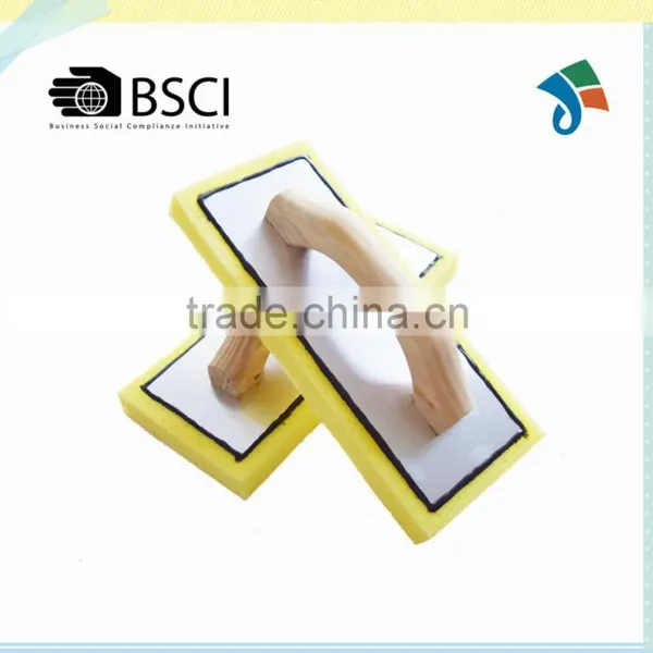 Swiss Cheese Sponge With Wood Handle Aluminum Backing Float Trowel photo-5