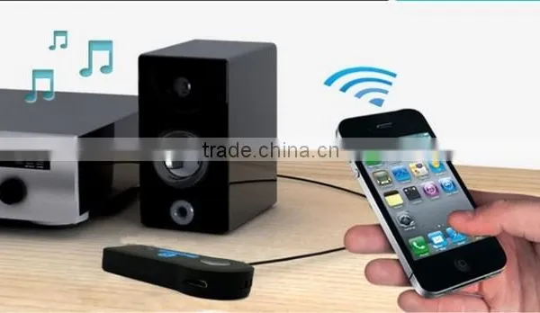Cheap 3.5mm Built in Lithium Battery Jack Stereo HiFi Wireless Bluetooth Audio Transmitter Receiver photo-2