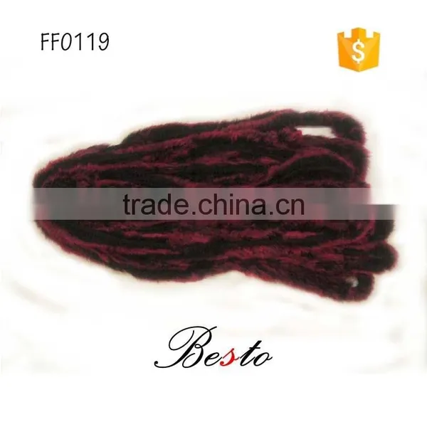 Autumn and Winter High-end New Top Fashion Feather Boa Cheap Dyed Bulk Red photo-2