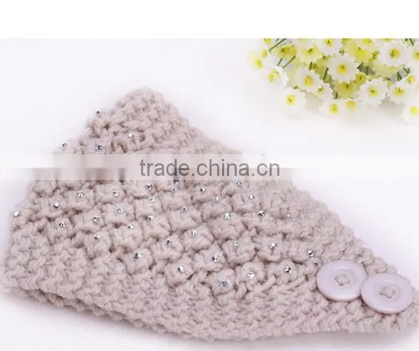 2015 Hot Sell Stock Crochet Head Wraps Crochet Knit Headwrap photo-4
