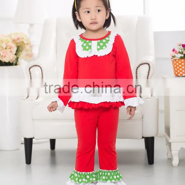 Latest Baby Clothes Wholesale Baby Ruffle Clothing Best Selling Christmas Items Bella Fairy photo-3