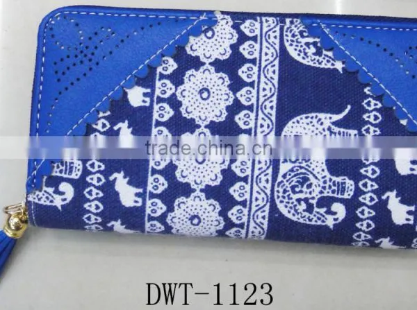Lady New Cotton Canvas Diversity Hot Wallet photo-3
