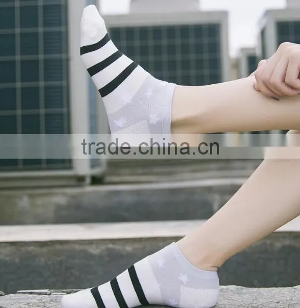 Zm33554a Fashion Simple Cheap Women Cotton Boat Socks for Wholesale photo-6