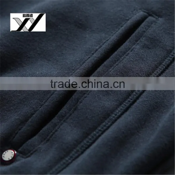 Wholesale Men Fleece Hoodie Custom Sweatshirt Sleeve Zip Hoodie photo-5