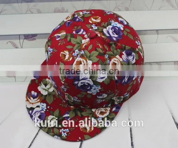 Woman Printing Big Breasted Sunhat /Cotton Ladies Sports Hats photo-3