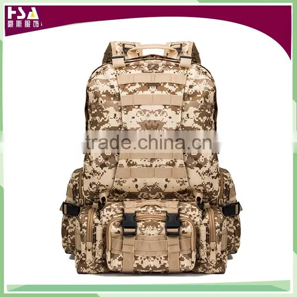 Waterproof Nylon Outdoor Multi-function Removable Backpack High Quality Hiking Military Backpack photo-4