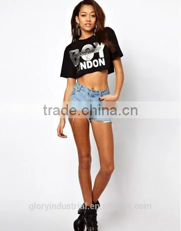 2015 Wholesale Design Your Own Brand New Printing Short t Shirt photo-2