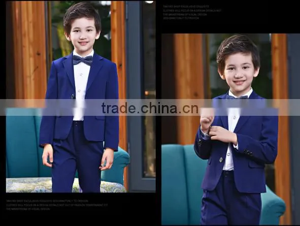 2017 New Latest Fashion Design Boy Suit Party Wear Flower Boy Suit photo-3