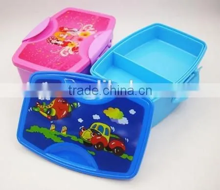 Children Lunch Box With Tray Inside/Food Storage Container photo-5