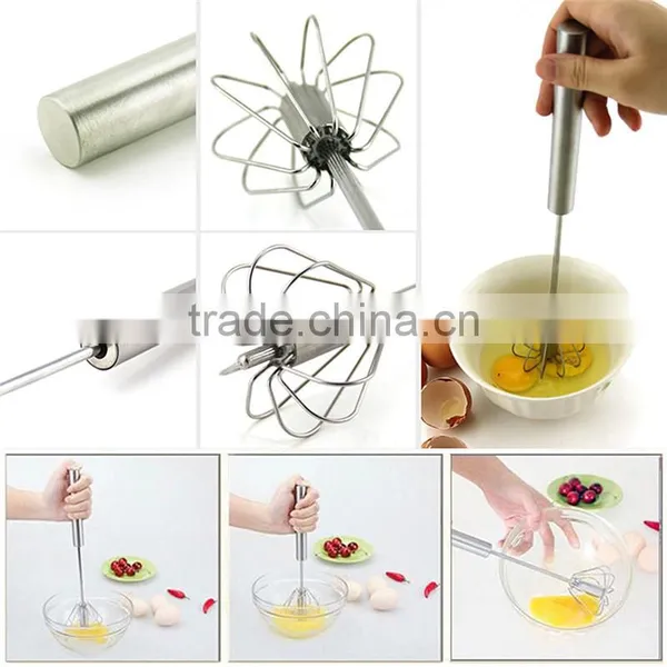 Best Sale Convenient Durable Stainless Steel Turbo Handheld Hand Whisk Whips Mies Cream Eggs Salad Dressings Home Kitchen photo-5