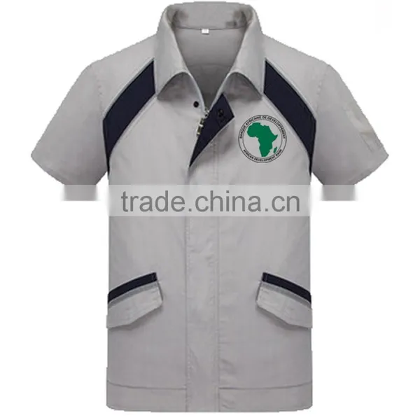 2017 OEM New Design 100% Cotton Workwear Uniforms Work Clothes