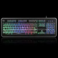High Quality RGB Change Wired Multimedia Mix 7 Colors USB Keyboard Led Keybord