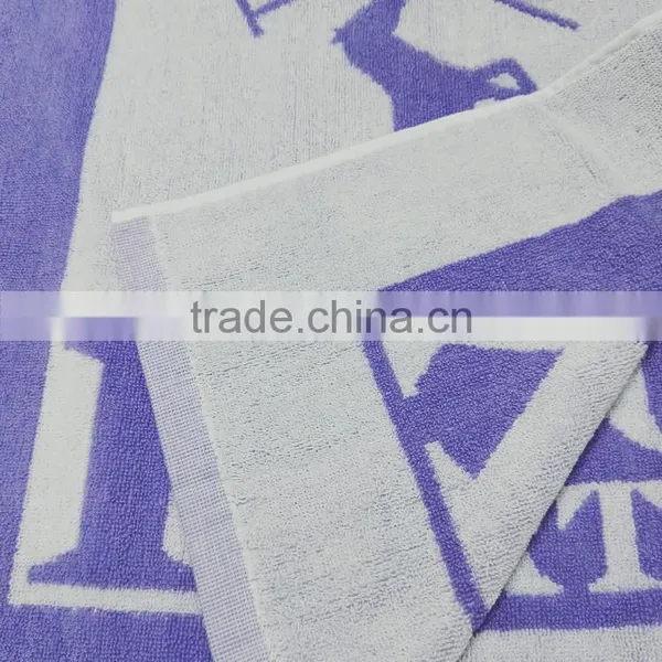 Custom Jacquard Logo 100 Cotton Bathroom Towel photo-5