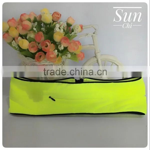 SPF 001 2017 Wholesale Fashion Running Elastic Waist Bag Light Fanny Pack