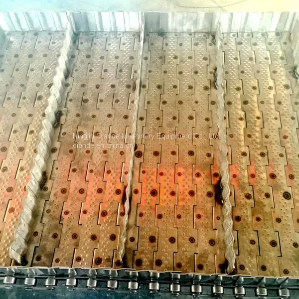 Best Bear Capacity 2.0mm Thick Stainless Steel Chain Plate Conveyor Belt photo-3