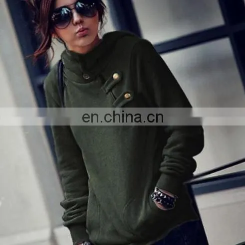 Fashion Women Long Sleeve Hoodie Sweatshirt Casual Hooded Coat Pullover Sweater photo-4