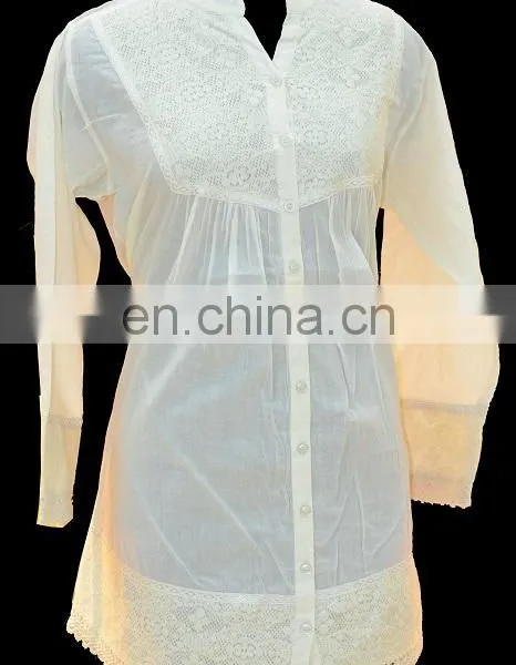 LADIES 100% COTTON SUMMER SHIRT photo-5