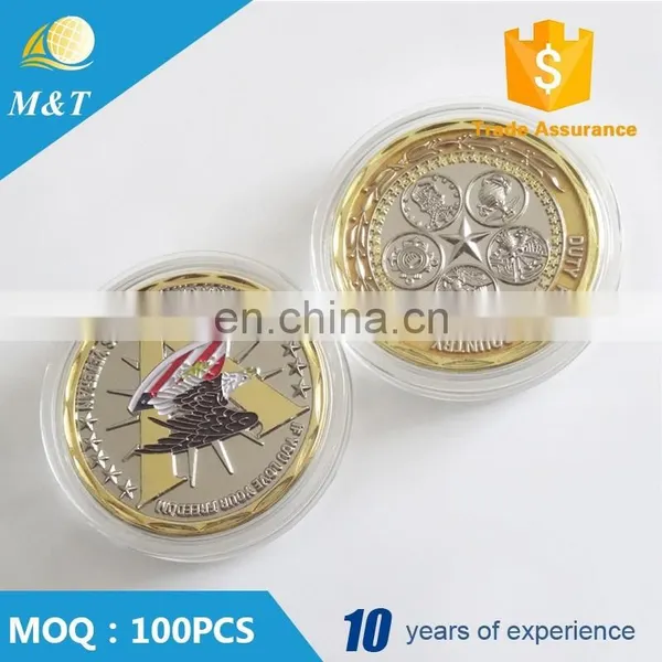 Manufactory Production Custom Gold and Silver Metal Coins photo-2