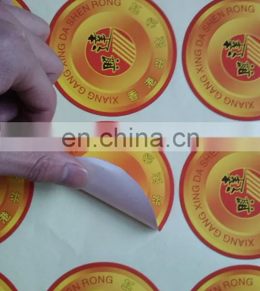 Hot Selling Promotional Printed Sticker Paper