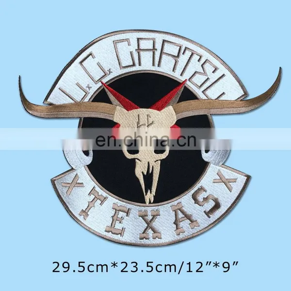 No Minimum Custom Embroidered Club Motorcycle Patches for Vest and Jackets photo-3