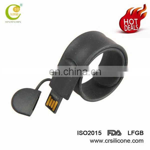 Promotion Gift Christmas Present Colorful Silicon Wristband/ Bracelet Usb Flash Drive photo-5