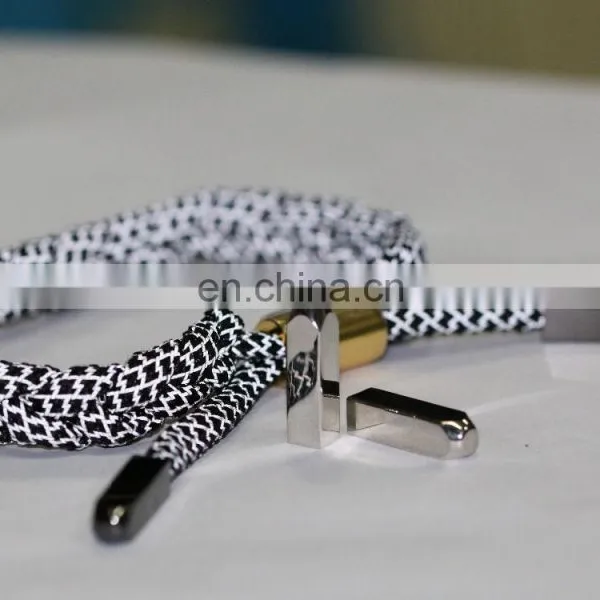 Roun Painted Metal Glitter Yeezy Lace /shoelace Tips /aglets and Ring for Bracelets photo-5
